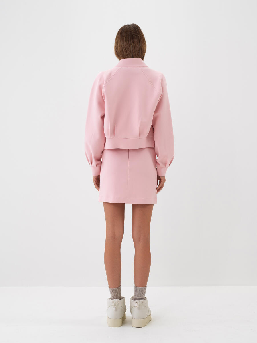 Pembe Pamuk Dokulu Regular Fit Etek - 4