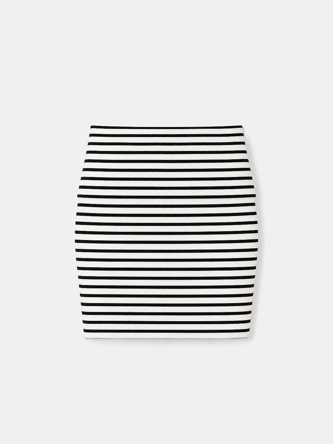 Siyah Slim Fit Pamuklu Etek