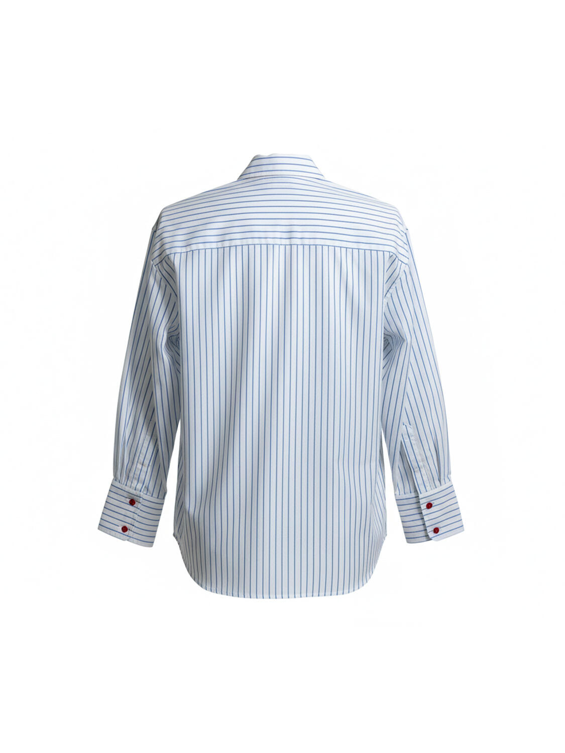 Beyaz Pamuk Dokulu Oversize Gömlek - 3