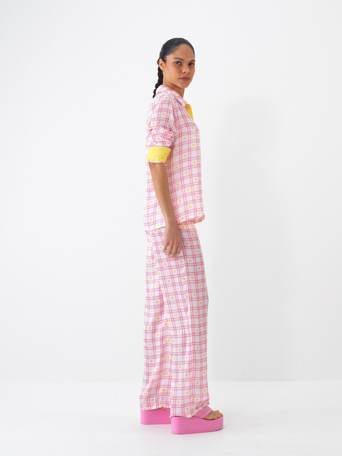 Pembe Formunu Koruyan Regular Fit Gömlek - 3