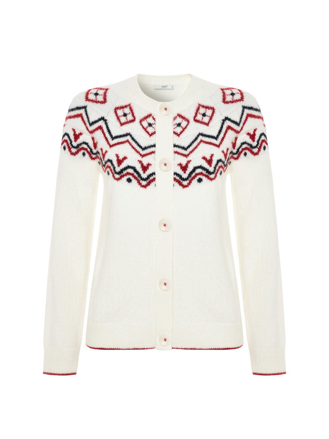 Ekru Yumuşak Dokulu Oversize Hırka - 4