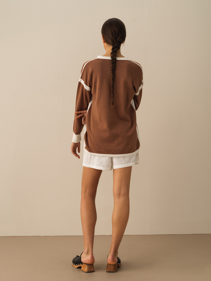 Vizon Pamuk Dokulu Regular Fit Hırka (4)
