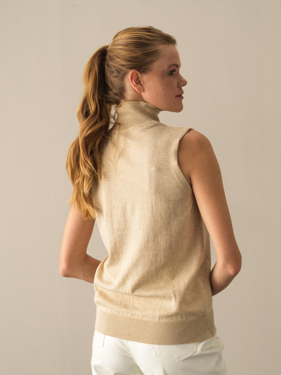 Bej Pamuk Dokulu Regular Fit Basic - 4