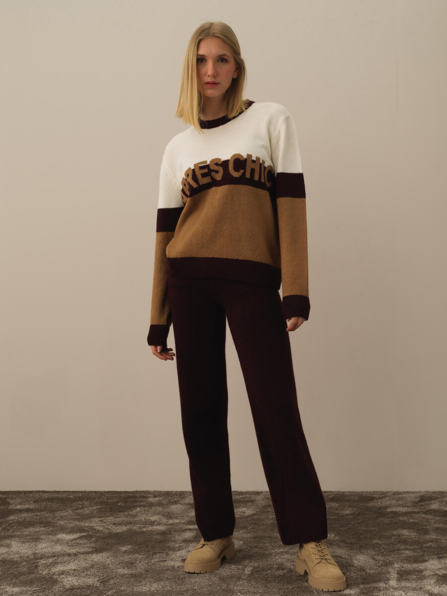 Camel Lüks Pamuk Dokulu Regular Fit Kazak - 2