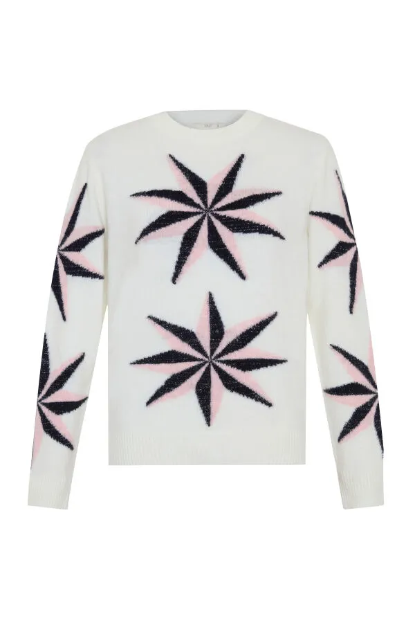 Ekru Yumuşak Dokulu Regular Fit Kazak - 6