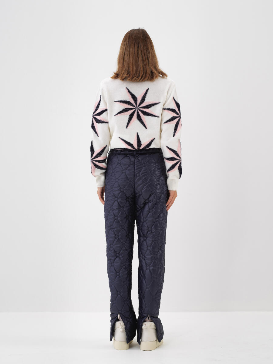 Ekru Yumuşak Dokulu Regular Fit Kazak - 6