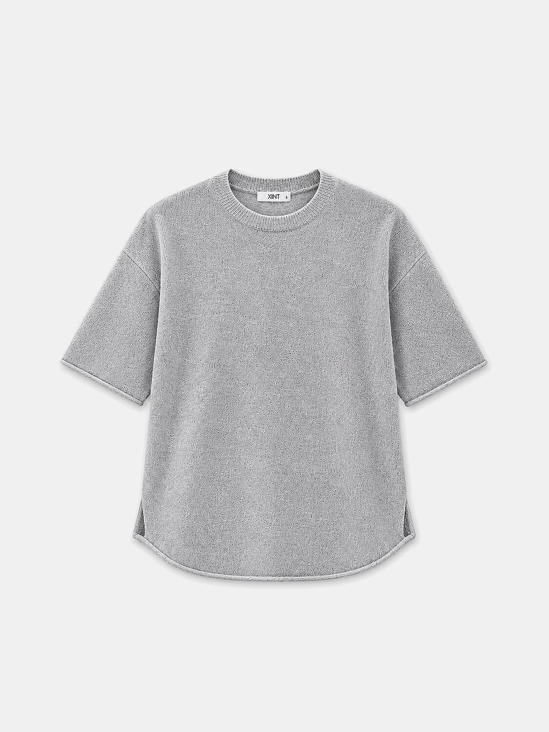 Gri Yumuşak Dokulu Oversize Kazak