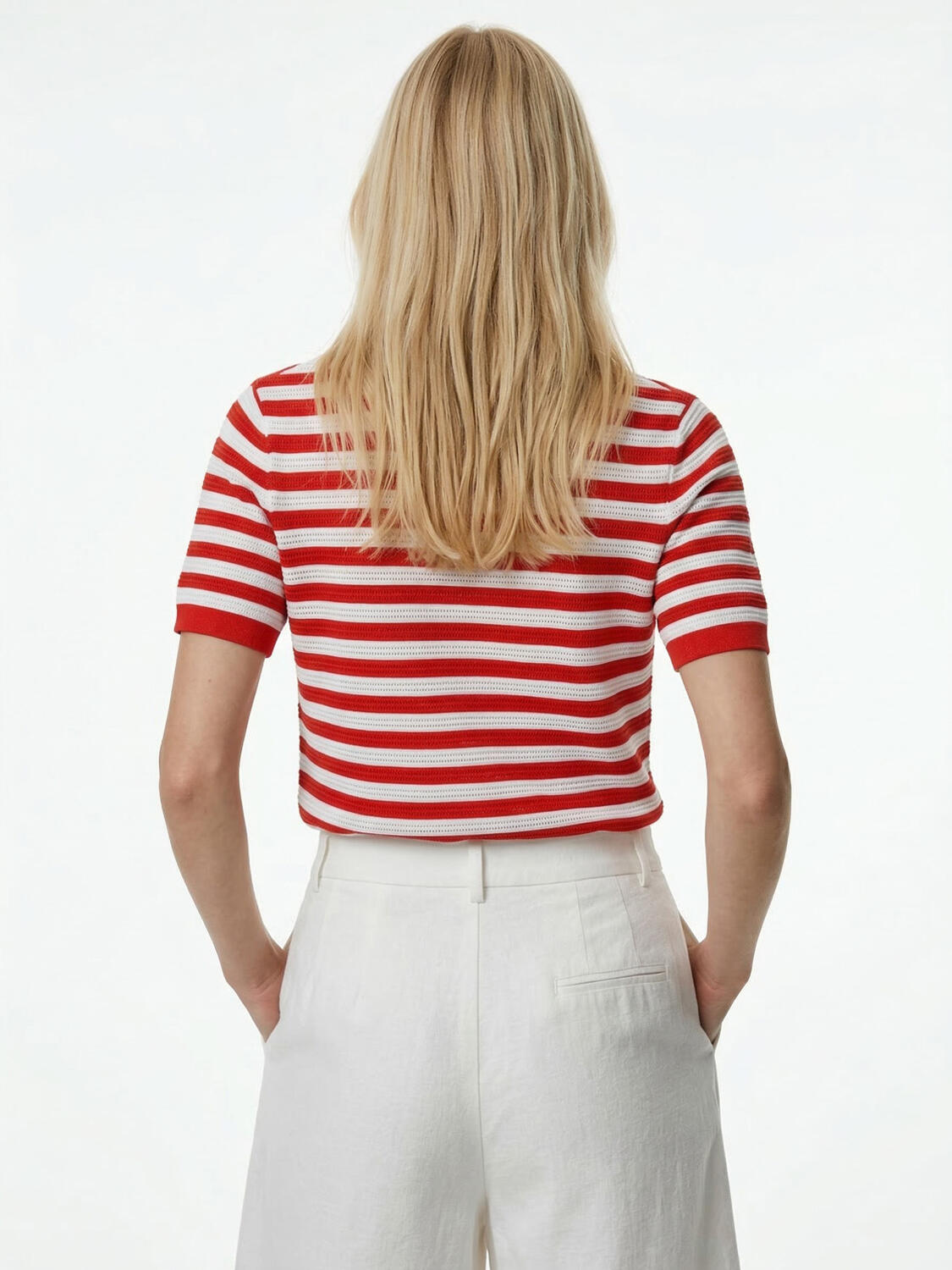 Kırmızı Doğal Dökümlü Oversize Kazak - 3