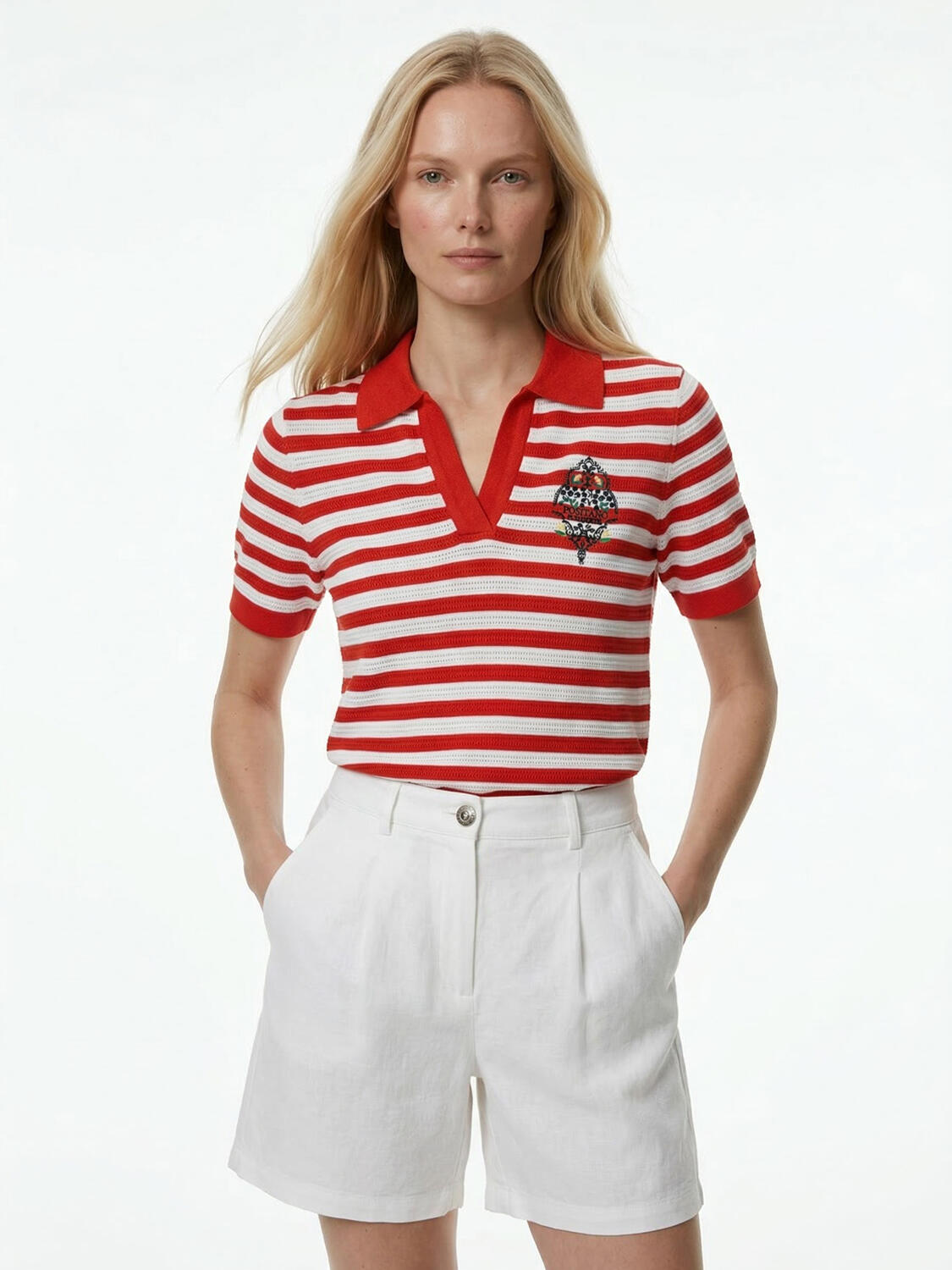 Kırmızı Doğal Dökümlü Oversize Kazak - 1