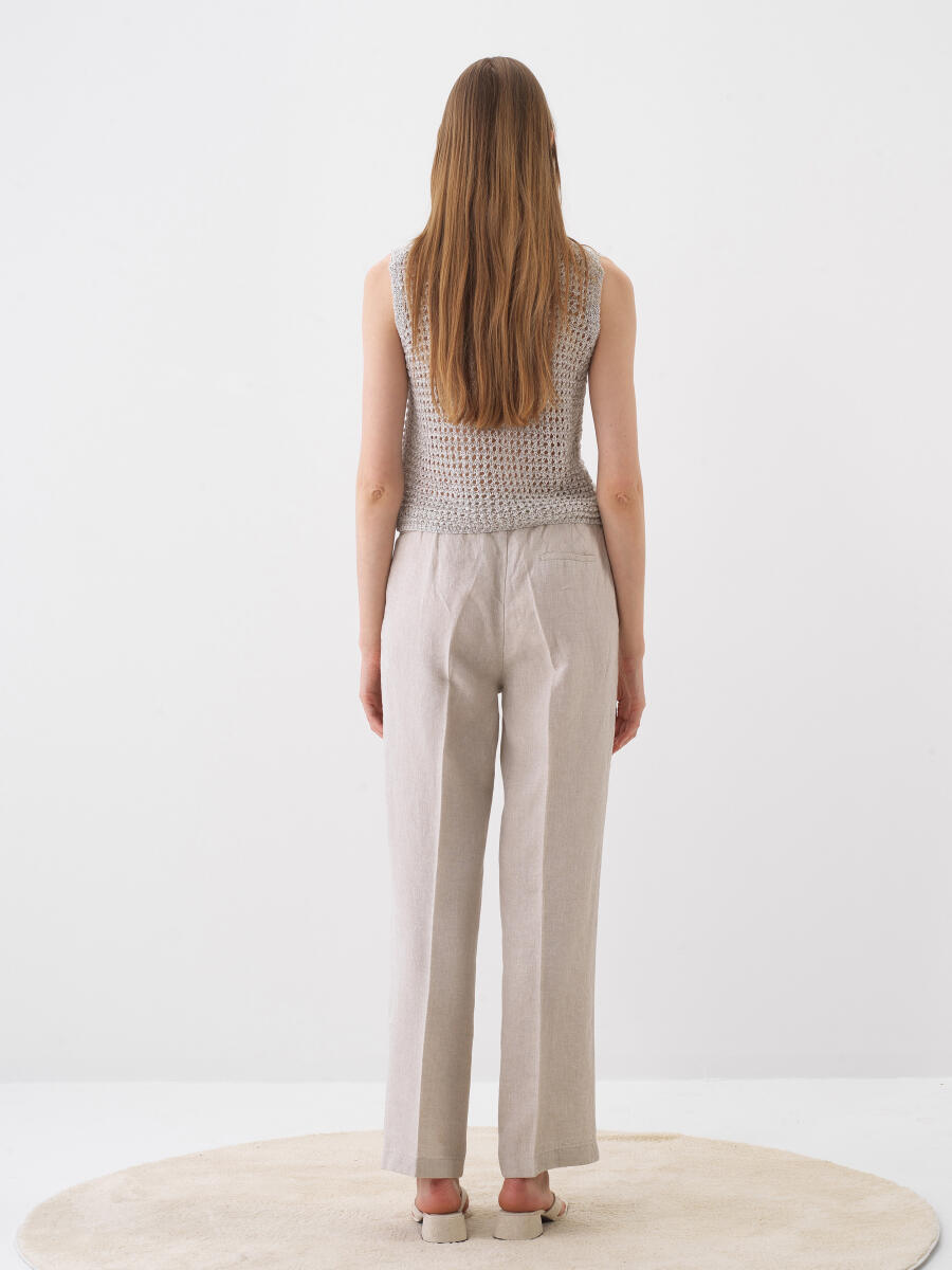 Naturel Formunu Koruyan Oversize Kazak - 5