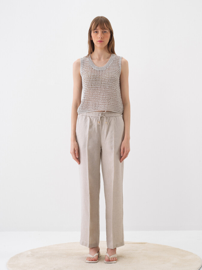 Naturel Formunu Koruyan Oversize Kazak - 2