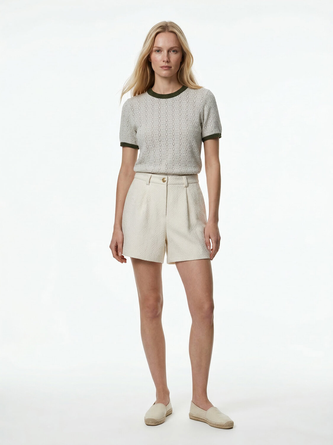 Naturel Pamuk Dokulu Regular Fit Kazak (1)