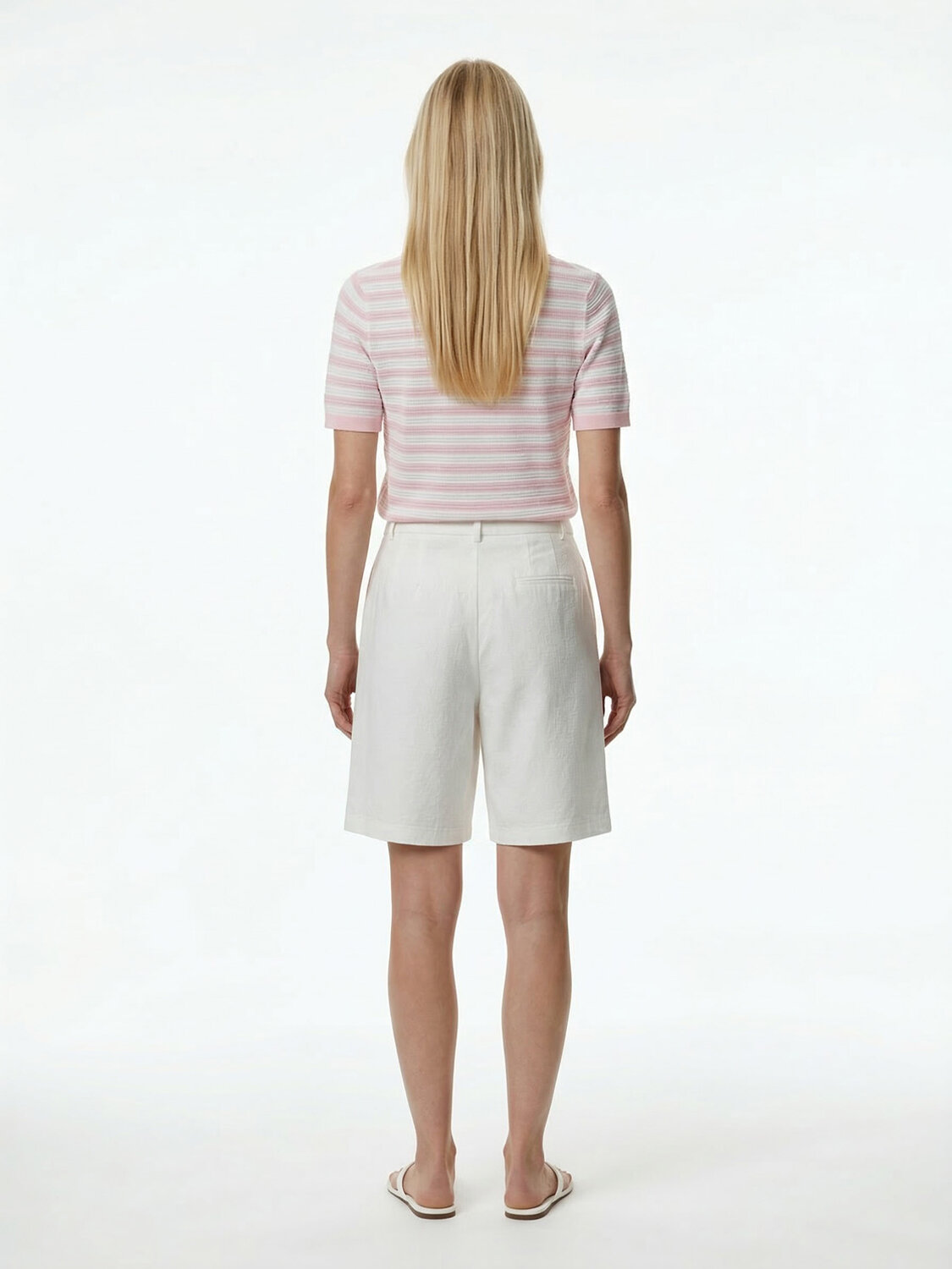 Pembe Doğal Dökümlü Oversize Kazak - 3