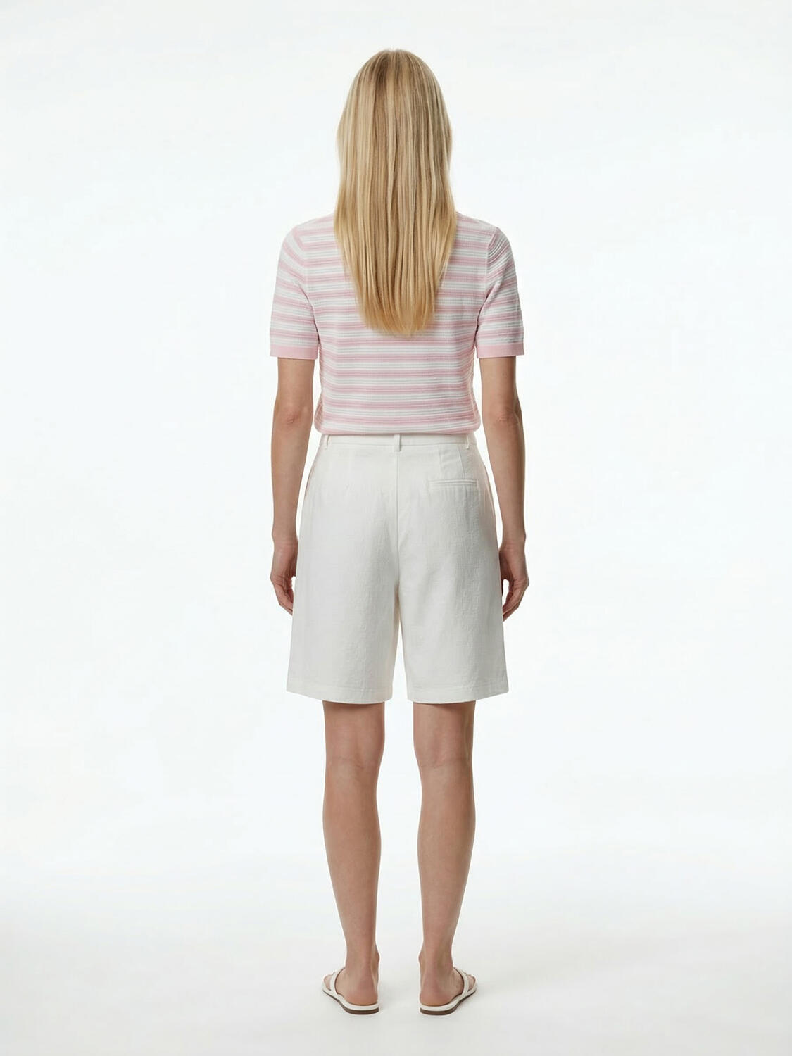 Pembe Doğal Dökümlü Oversize Kazak - 3