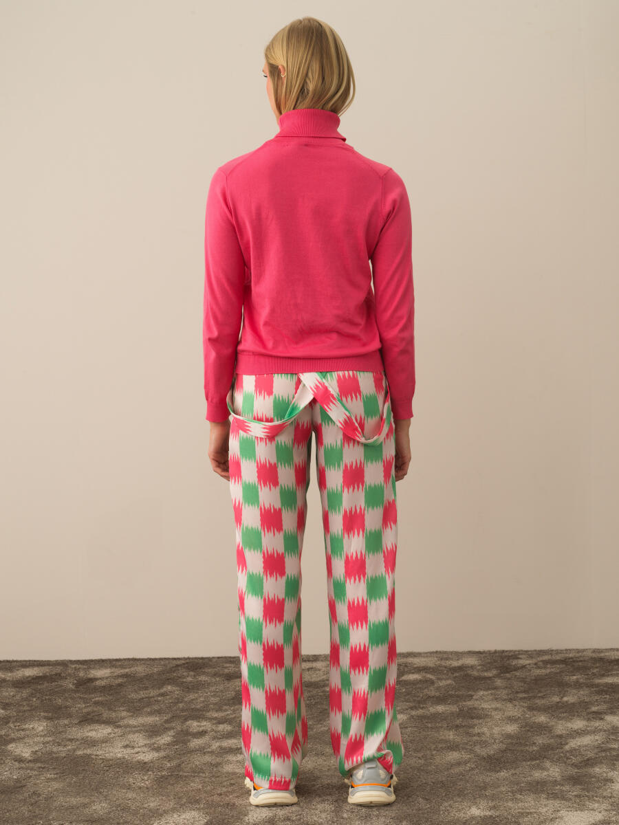 Pembe Pamuk Dokulu Regular Fit Kazak - 4