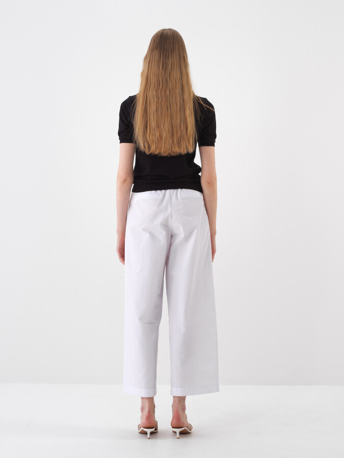 Siyah Doğal Dökümlü Regular Fit Kazak - 5