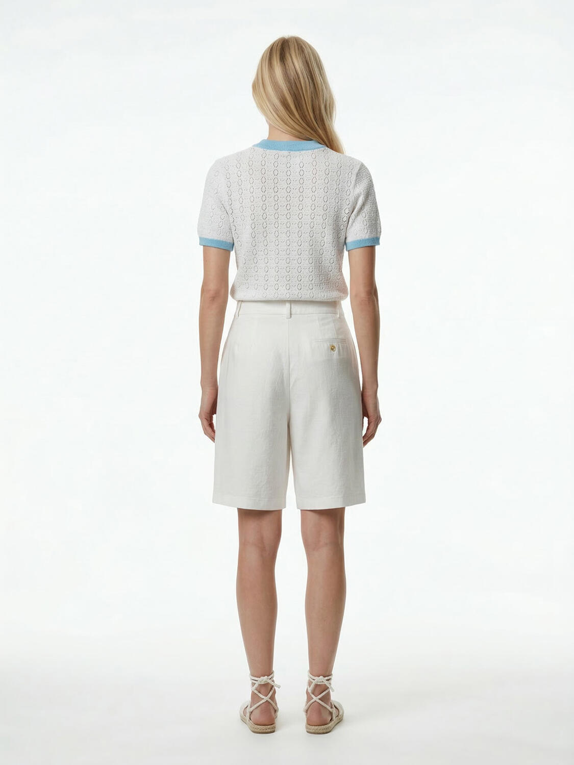 Turkuaz Pamuk Dokulu Regular Fit Kazak - 3