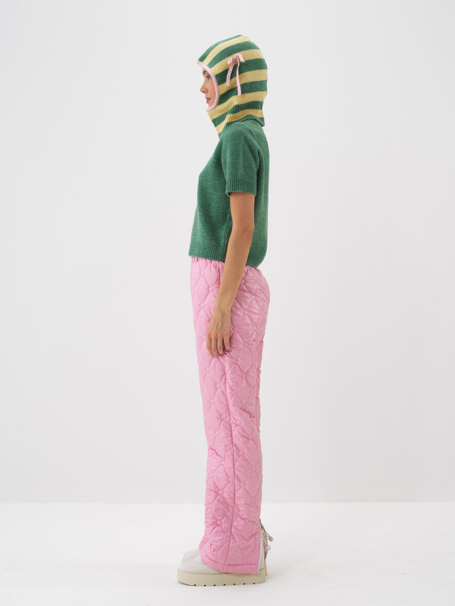 Yeşil Yumuşak Dokulu Regular Fit Kazak - 4