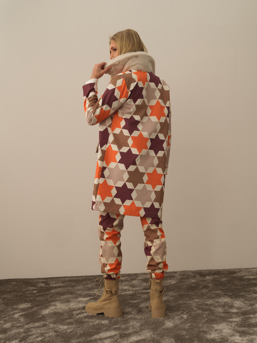 Bordo Formunu Koruyan Regular Fit Mont - 4