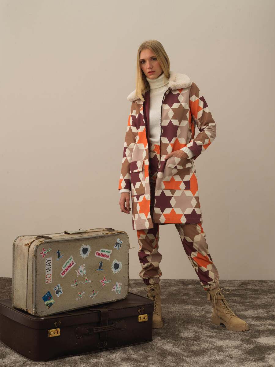 Bordo Formunu Koruyan Regular Fit Mont