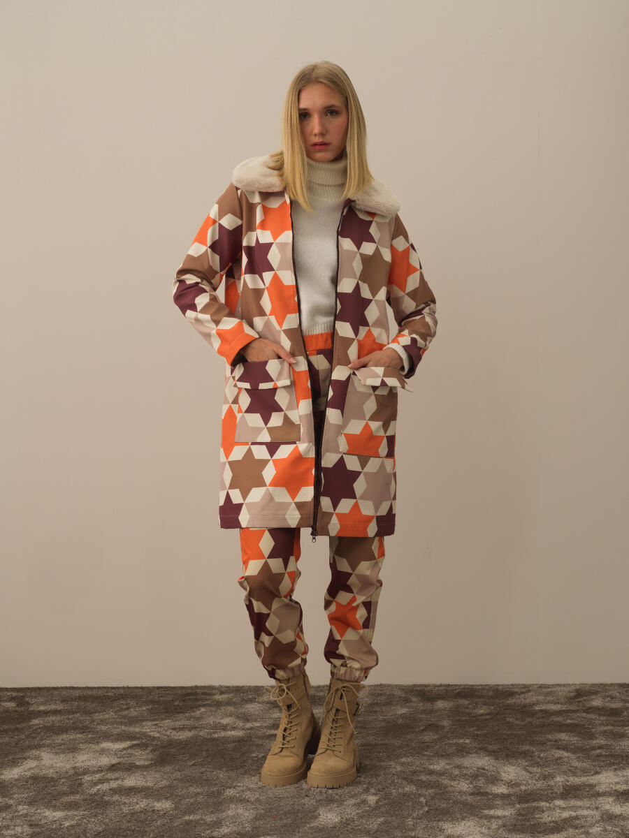 Bordo Formunu Koruyan Regular Fit Mont - 2