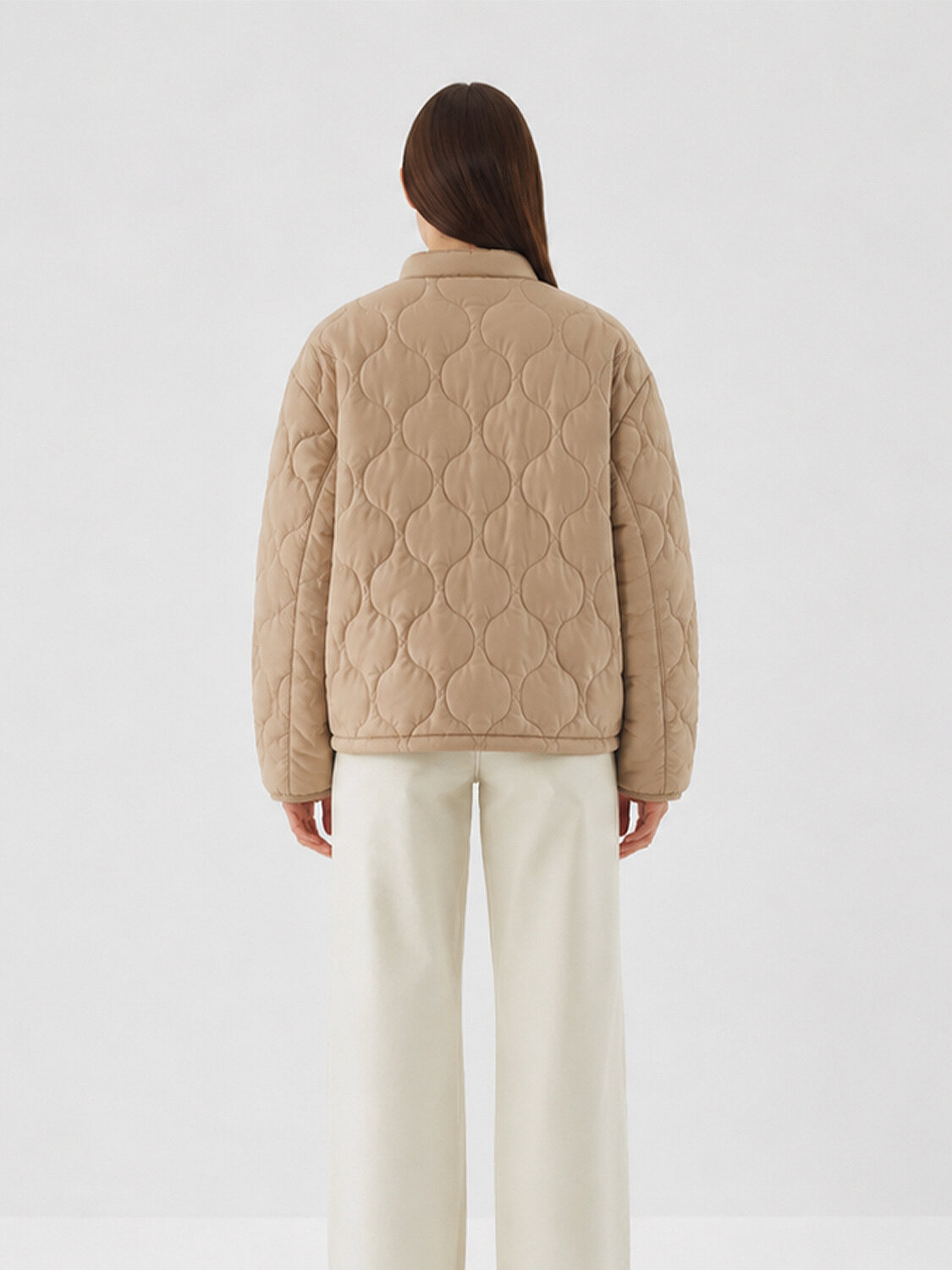 Camel Formunu Koruyan Oversize Mont - 3