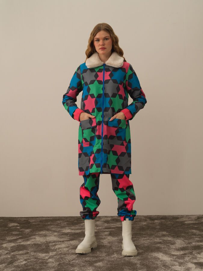 Mavi Formunu Koruyan Regular Fit Mont - Xint