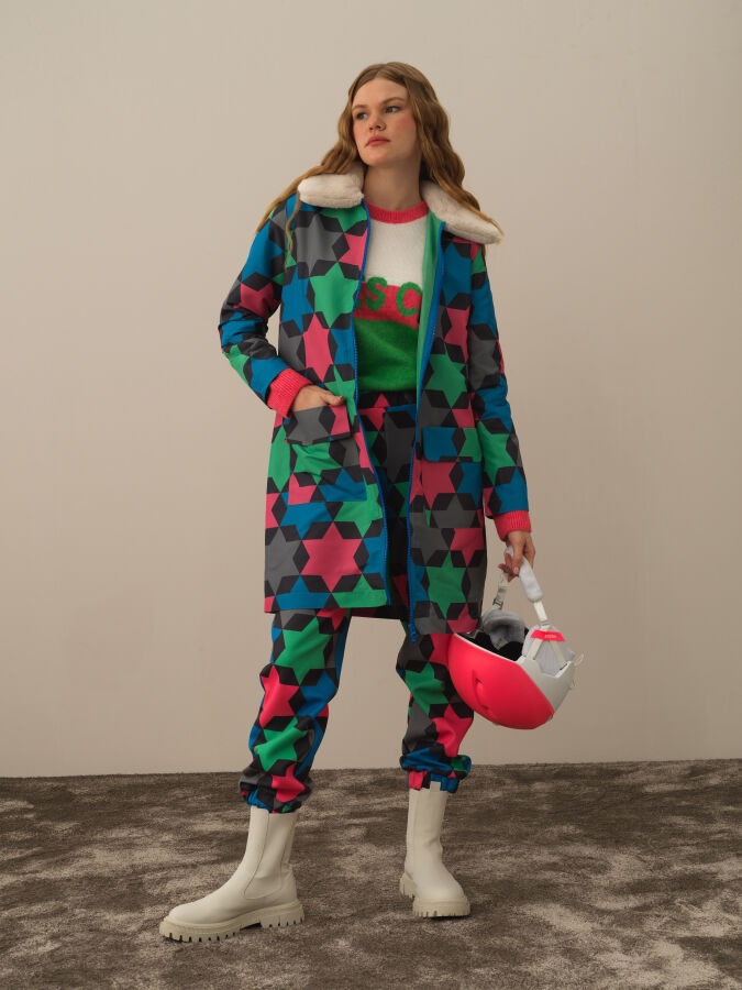 Mavi Formunu Koruyan Regular Fit Mont - Xint