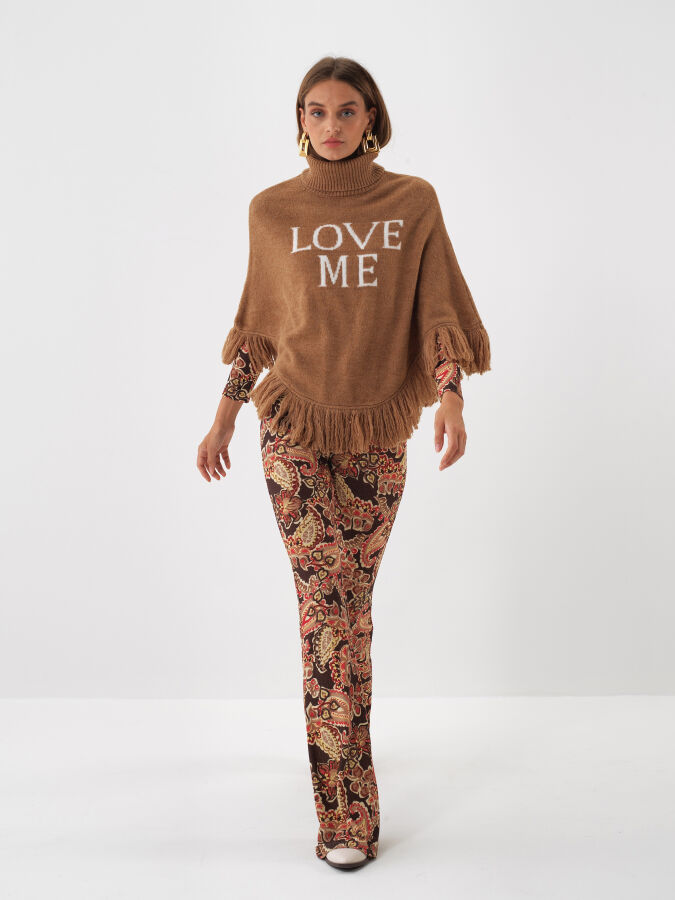 Camel Yumuşak Dokulu Regular Fit Panço - Xint