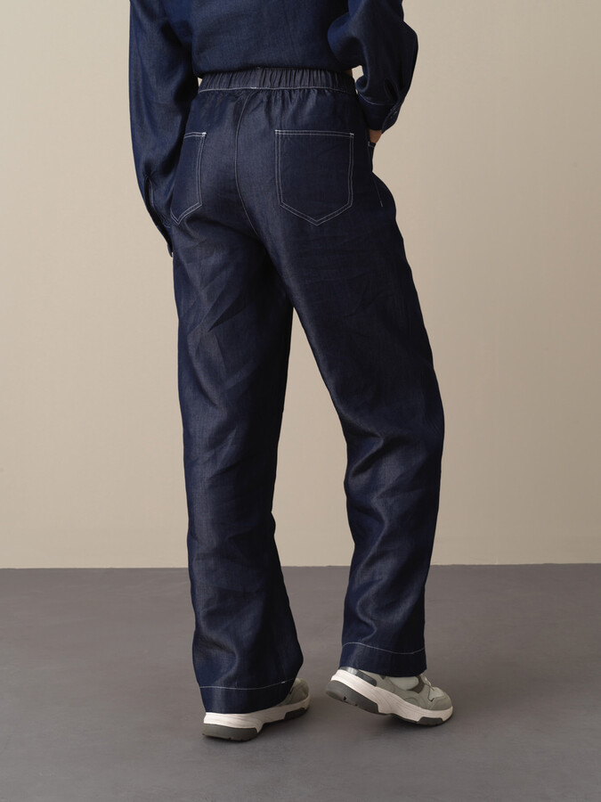 Lacivert Regular Fit Pantolon - Xint