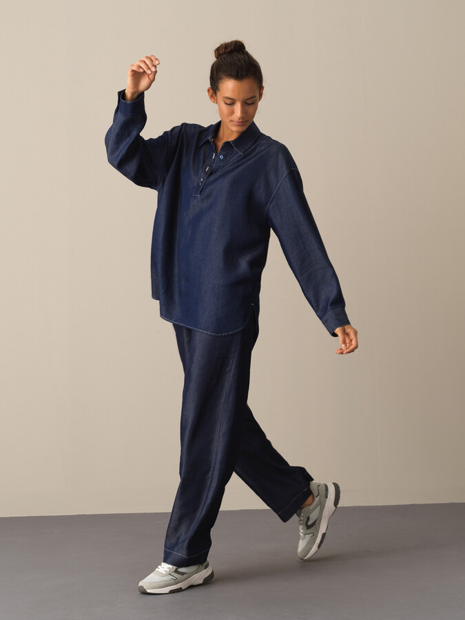 Lacivert Regular Fit Pantolon - Xint