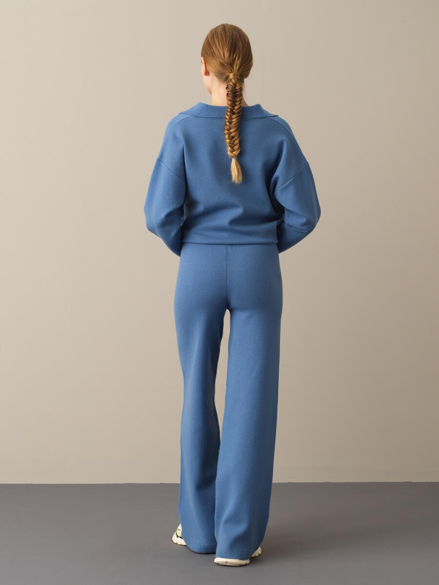 Mavi Esnek Dokulu Regular Fit Triko Pantolon - 4