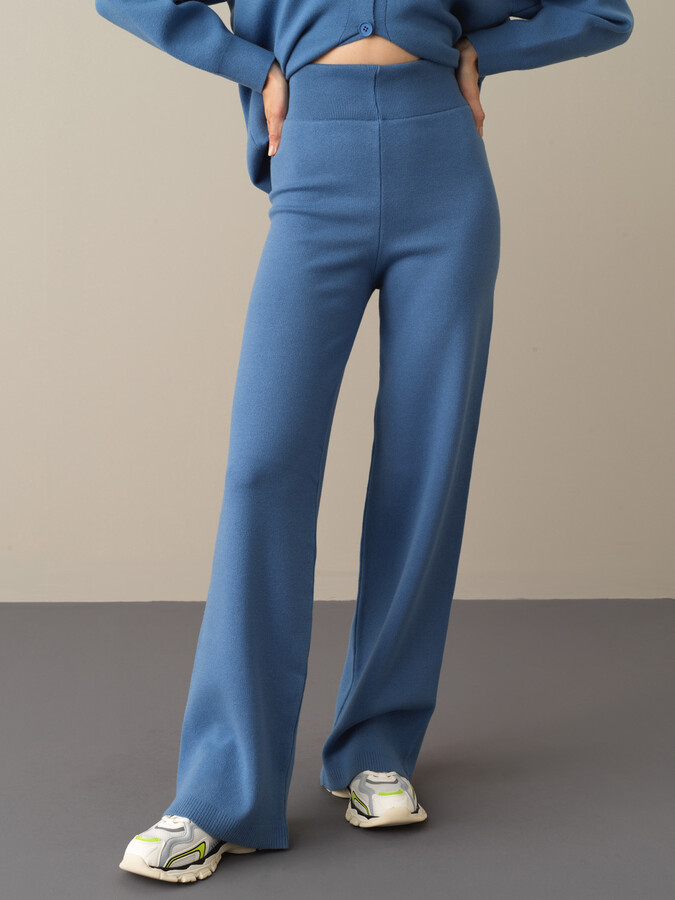 Mavi Esnek Dokulu Regular Fit Triko Pantolon - Xint