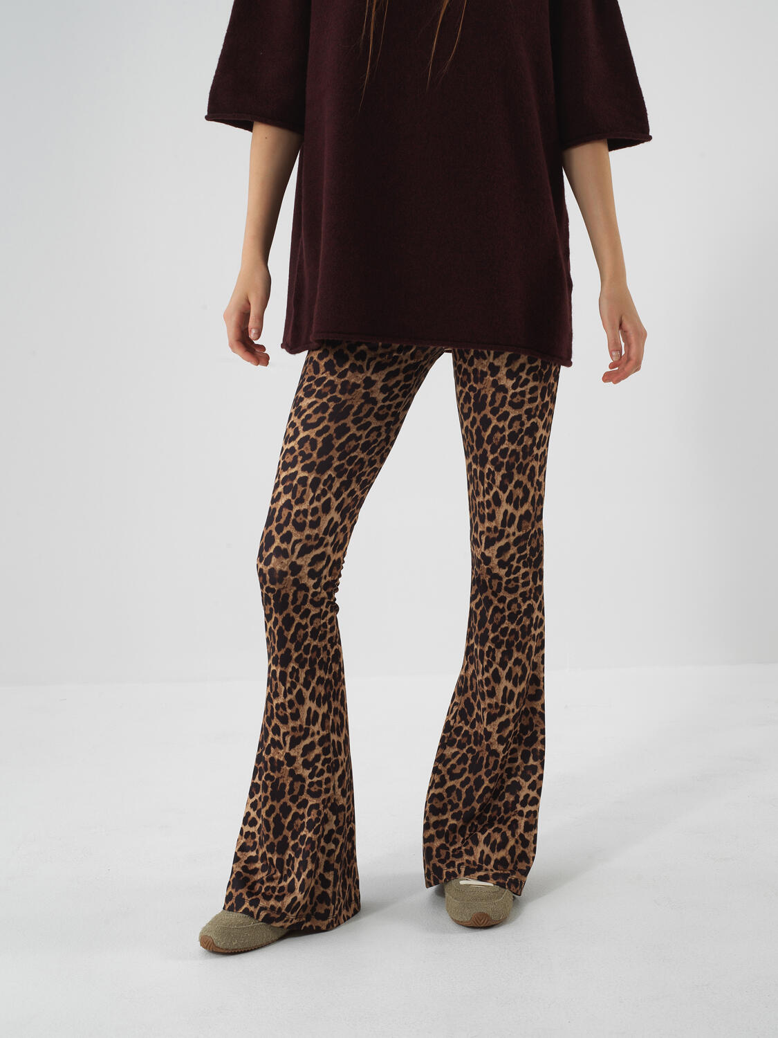 Camel Esnek Dokulu Slim Fit Pantolon