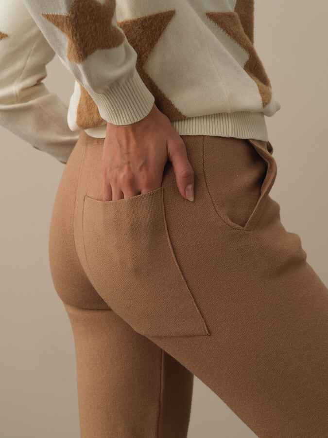 Camel Formunu Koruyan Regular Fit Pantolon - Xint