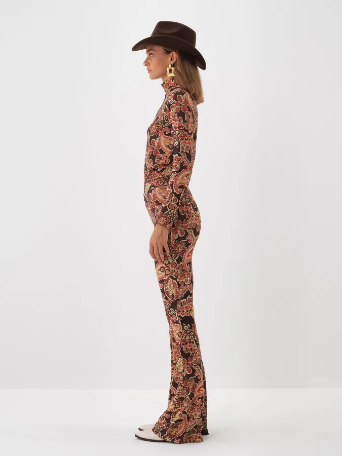 Camel Işıltılı Sim Detaylı Slim Fit Pantolon - Xint