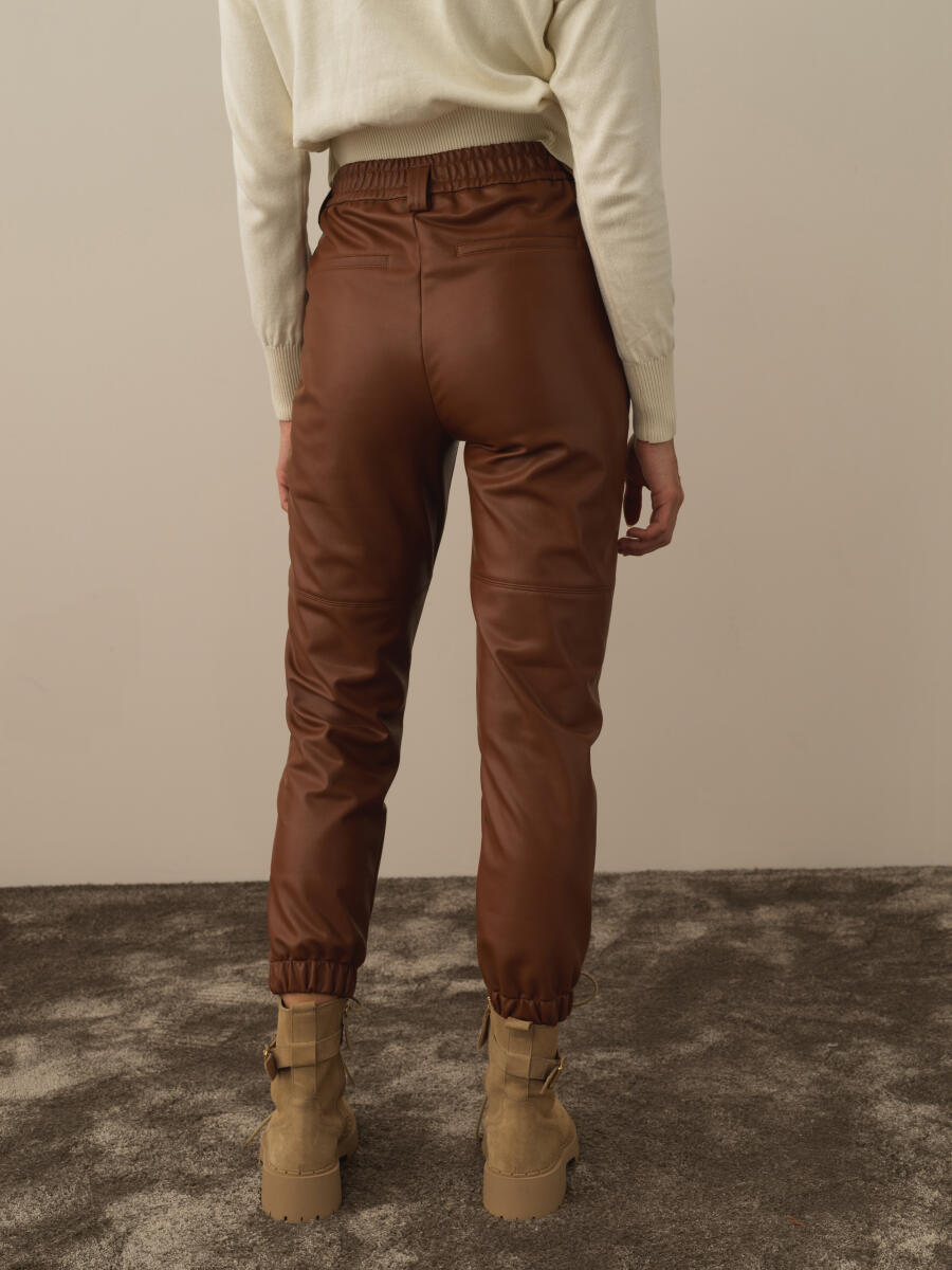 Camel Pamuk Dokulu Regular Fit Pantolon - 5