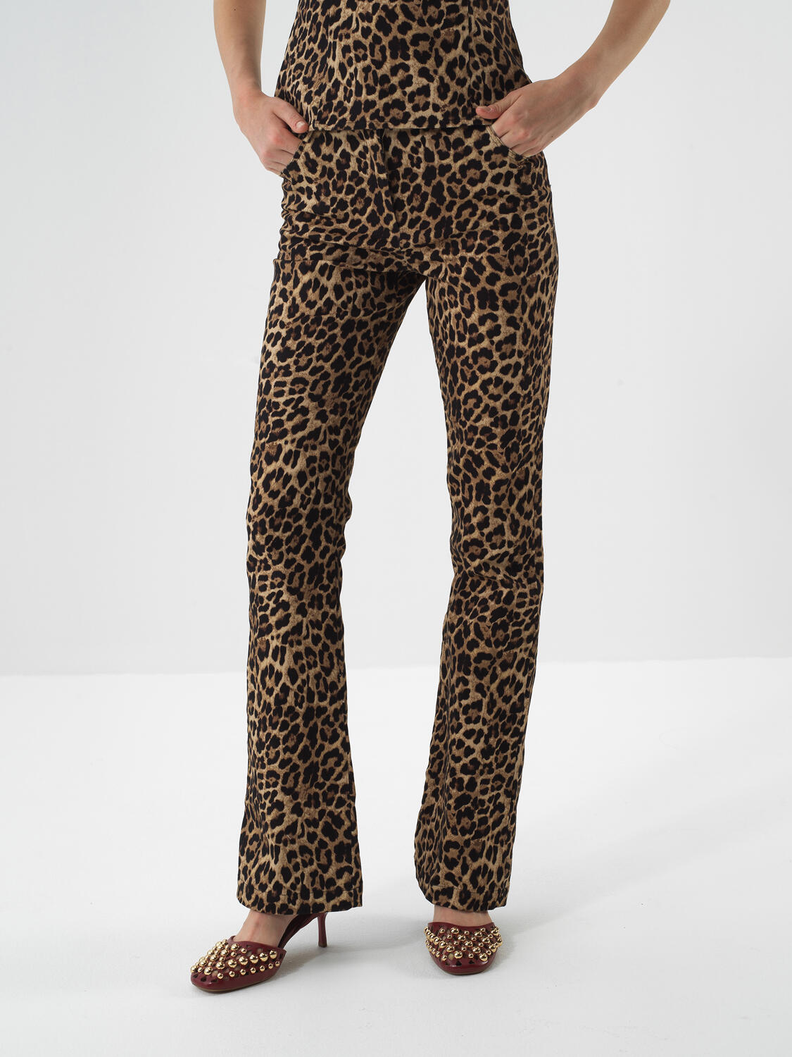 Camel Pamuk Dokulu Regular Fit Pantolon