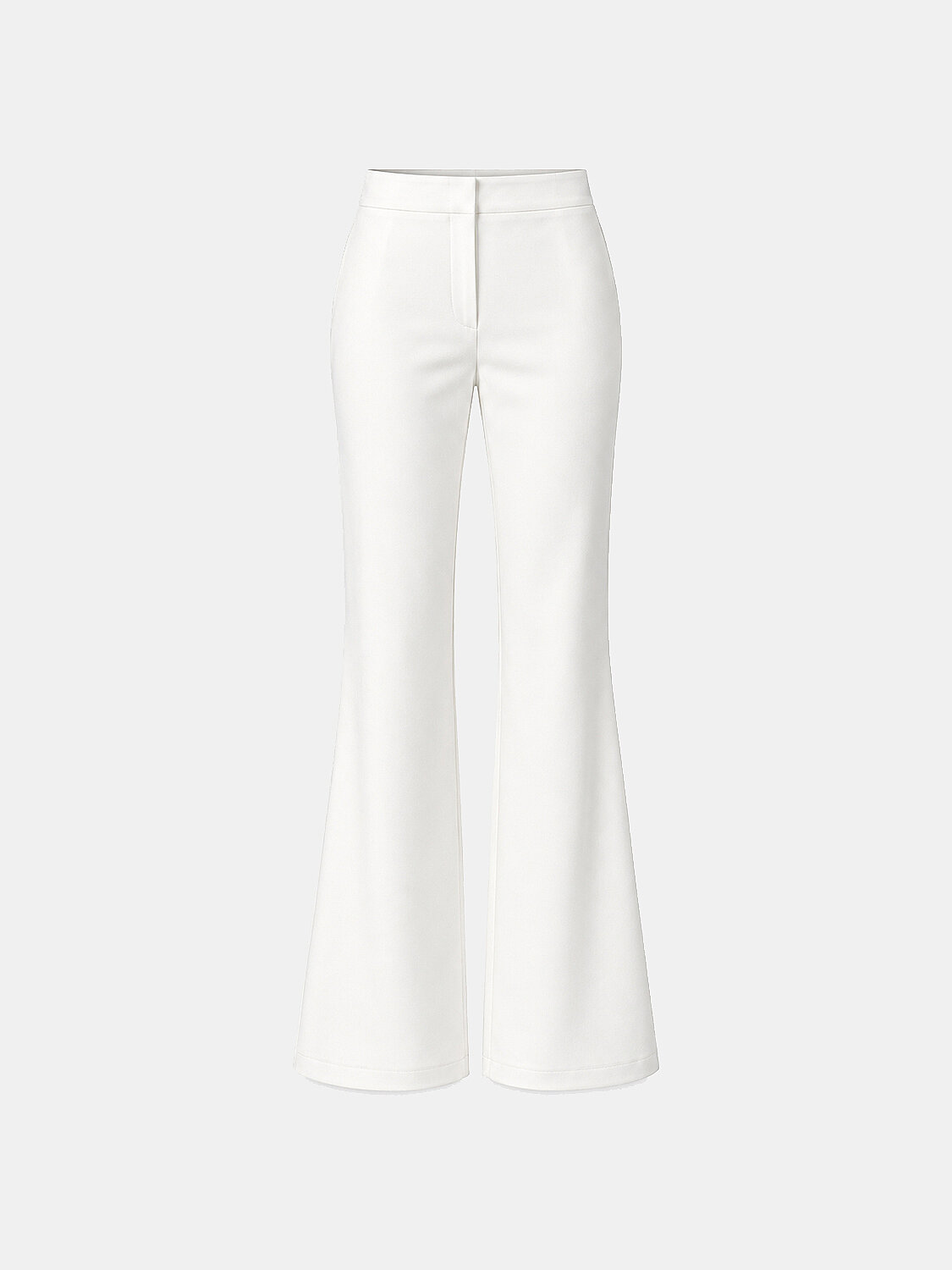 Ekru Modal Dokulu Regular Fit Pantolon