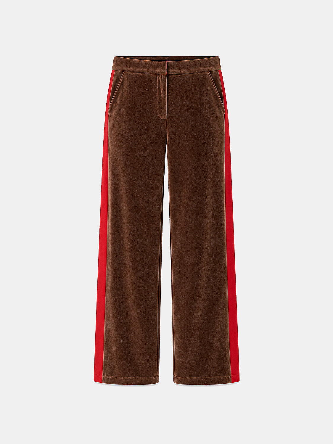 Kahverengi Oversize Kadife Pantolon (1)