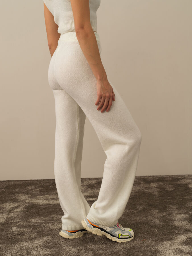 Ekru Regular Fit Pantolon - 4
