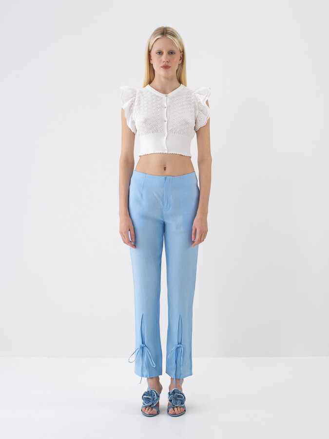 Mavi %100 Keten Regular Fit Pantolon (1)