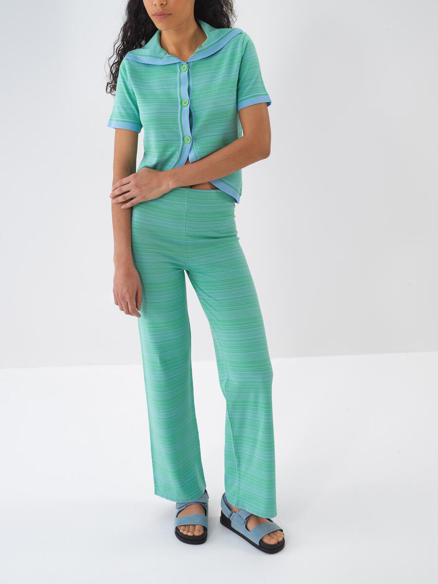 Mavi Doğal Dökümlü Regular Fit Pantolon - 2