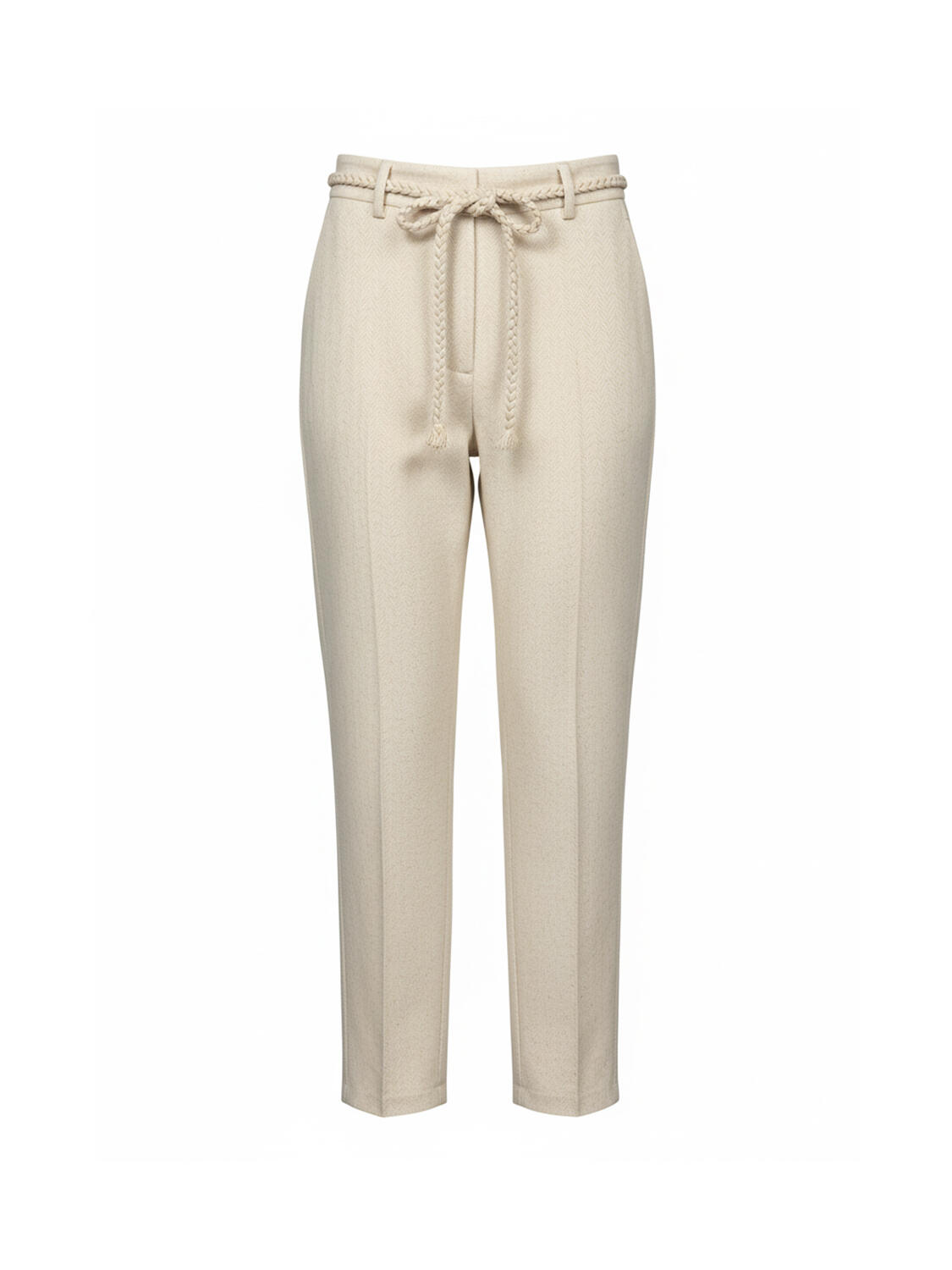 Naturel Keten Karışımlı Regular Fit Pantolon - 4