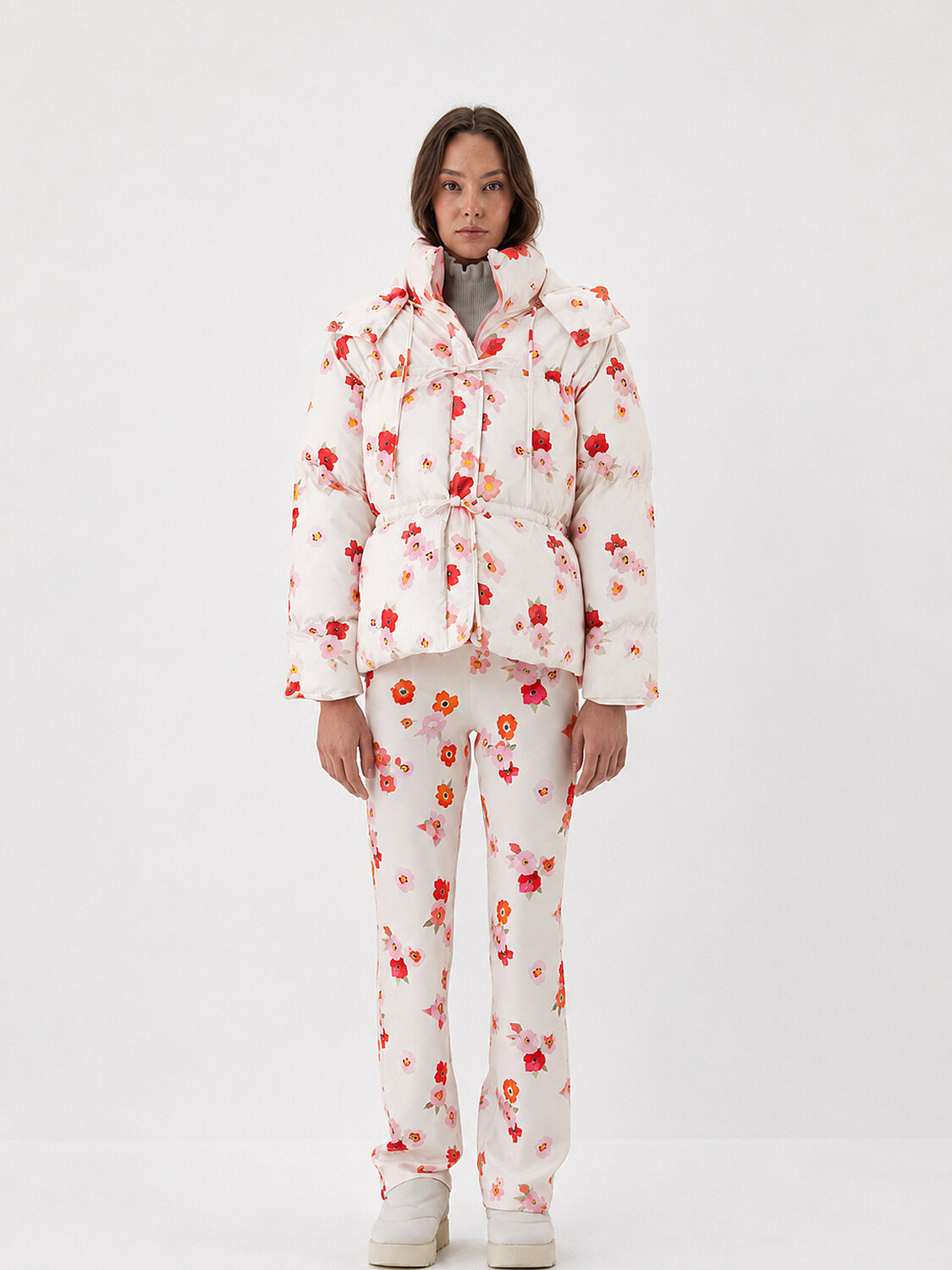 Ekru Regular Fit Pamuklu Pantolon - 2