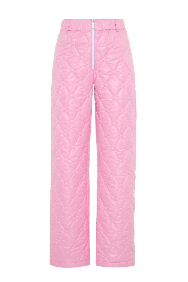 Pembe Formunu Koruyan Oversize Pantolon - 5