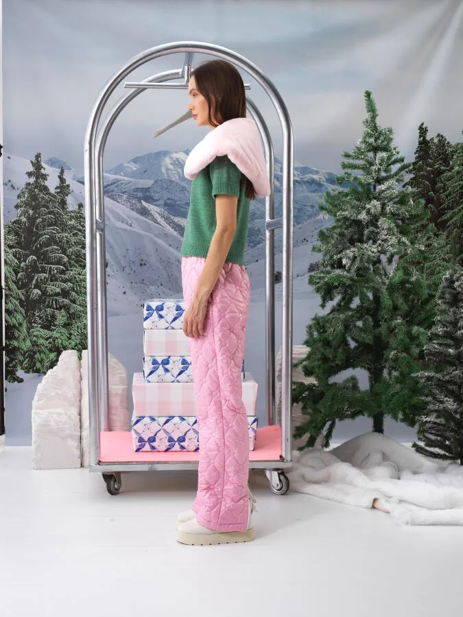 Pembe Formunu Koruyan Oversize Pantolon - Xint