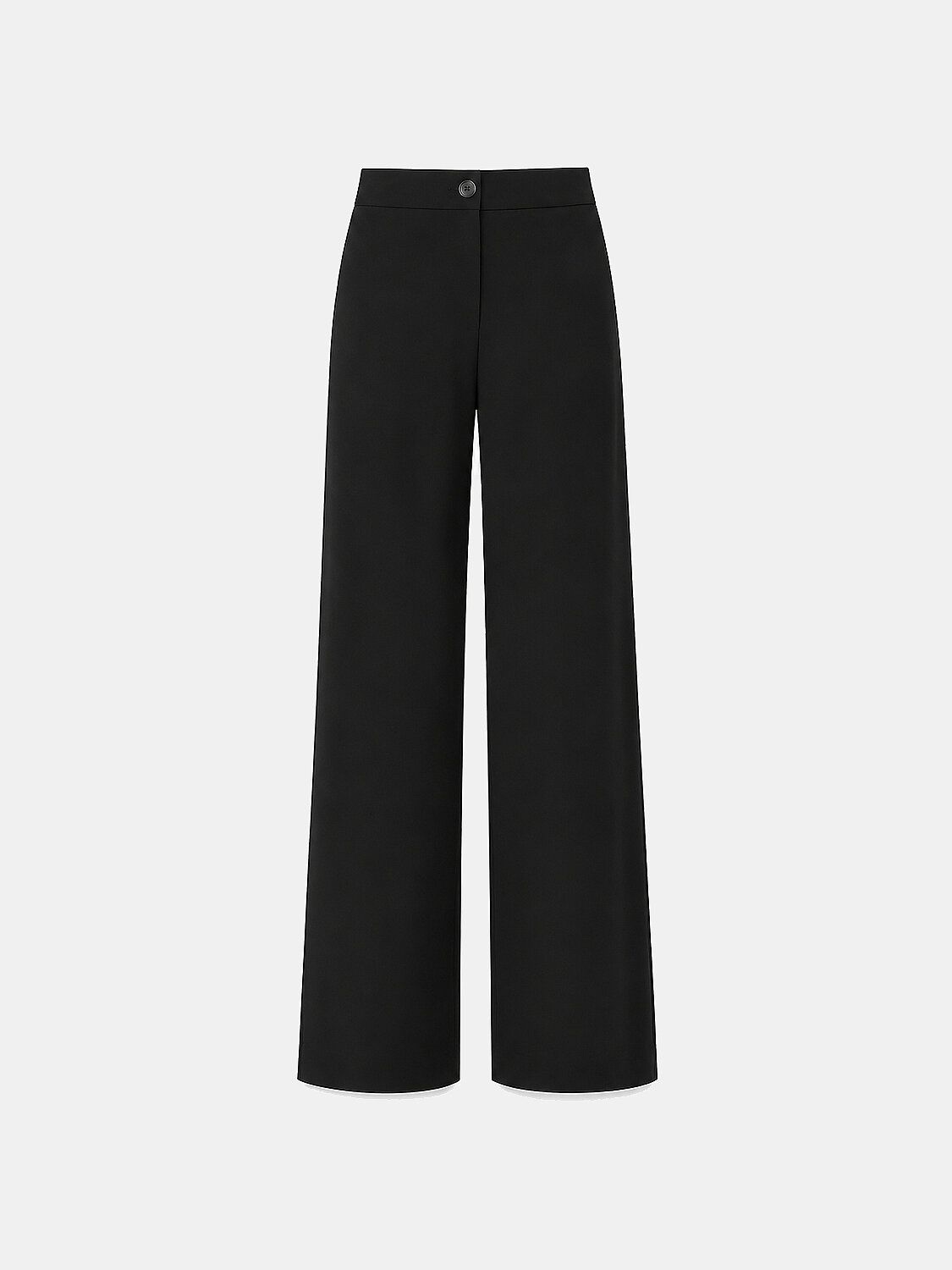 Siyah Esnek Dokulu Oversize Pantolon