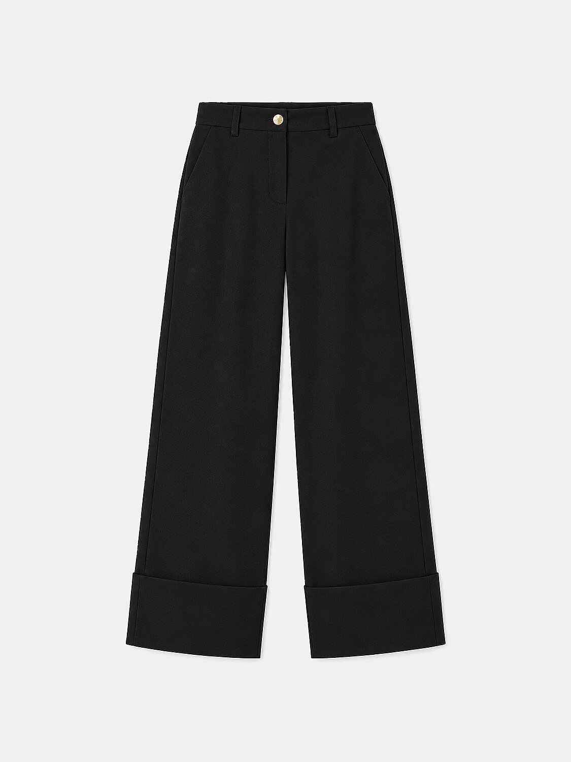 Siyah Oversize Pamuklu Pantolon (1)