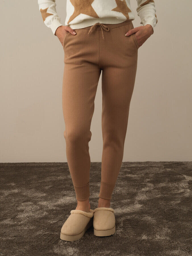 Xint Toptan Camel Formunu Koruyan Regular Fit Pantolon